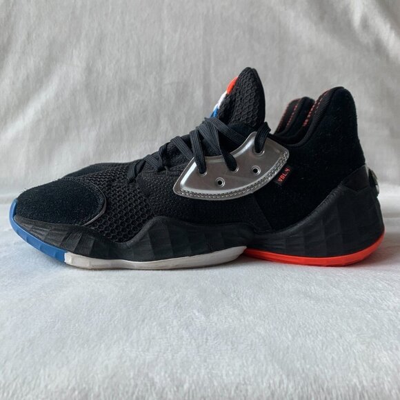 adidas Harden Vol. 4‎ Mens 7.5 Black Red Blue Basketball Shoes Sneakers Low Top main image 11